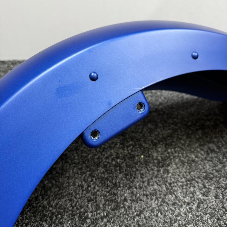 Indian Scout front fender / mudguard in Matt Blue Fire